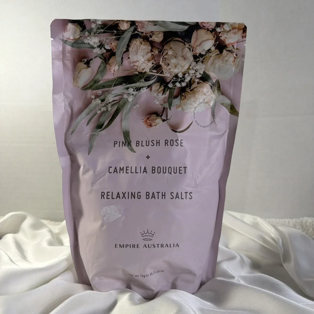 Empire Australia Pink Blush Rose Bath‎ Salt 35.3 Oz New Sealed